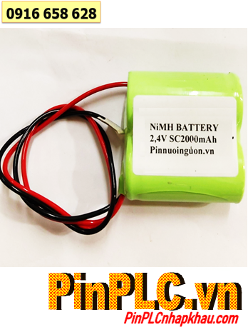 Pin đèn Exit thoát hiểm 2.4v-SC2000mAh, Pin đèn sự cố khẩn cấp 2.4v-SC2000mAh, Pin sạc chất lượng cao 2.4v-SC2000mAh